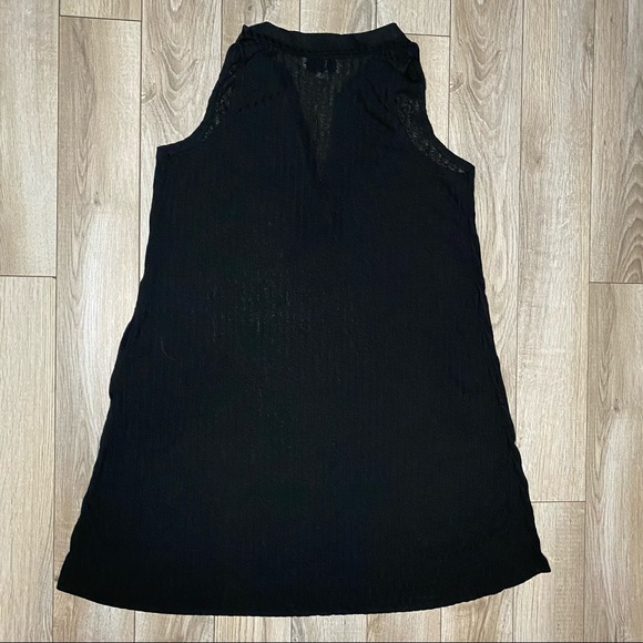 J Valdi Black Sheer Swimsuit Coverup - Picture 3 of 5